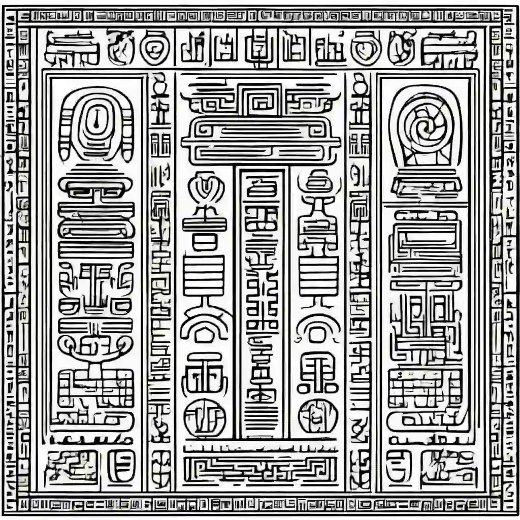 Ancient Civilization_Hieroglyphic Tablets_7116_.webp